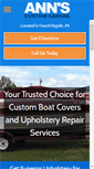 Mobile Screenshot of annscustomcanvas.com